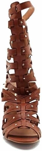 Glaze by Adi Women Willow 15 Mid Calf Gladiator Open Sandal Pump 7.5