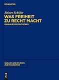 ISBN 9783110370430 product image for Was Freiheit Zu Recht Macht: Manuale Des Politischen (Quellen Und Studien Zur Ph | upcitemdb.com