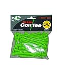 Pride Golf Tee 2 3/4" Quality Birch Tees 50/Bag Green