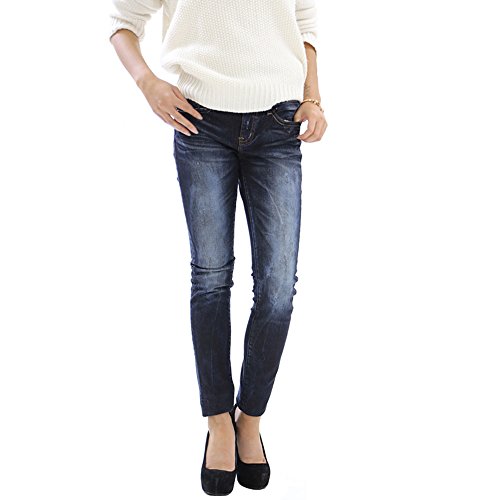 ( クラシカルエルフ ) Classical Elf 美脚 ストレッチ スキニー ジーンズ スキニー デニム レディース ダメージ加工 パンツ T125DP94M 『Victoria ヴィクトリア』  可愛い