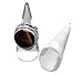 3pcs Clear Finger Ring Stand Jewelry Display Holder 7cmx2.6cm(2 6/8
