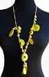 Handmade Acai Seeds Necklace - Lemon Beauty (Extra Long)