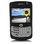 yooZoo Silicone Skin Case for RIM BlackBerry Curve 8300 series 8300 / 8310 / 8320 SmartPhone Cellphones - Midnight Black