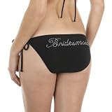 Xhilaration Bridesmaid Side-Tie Swim Bottoms - Black