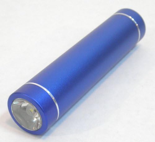2600mah Flashlight Portable Power Bank Micro USB External Backup Battery Charger for All Kinds of USB Powered Devices, Kindle, iPhone 5, Samsung S4 S5, HTC M8, Motorola, Nokia, Lg Smartphones (Royal Blue)