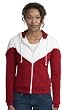Colorblock Full Zip Hooded Sweatshirt