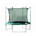 Hudora Trampolin mit Sicherheitsnetz 366 cm �, schwarz/gr�n, 3 Kartons (Art. 65550)