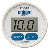 Uniden QT-206 Digital Depth Finder Transom Transducer