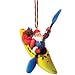 Outside Inside 148385 Ornaments White Water Kayaking Santa