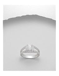 CZ Ring In 92.5 Sterling Silver