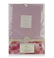 2 Floral Collection Rose Fragrant Sachets