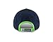 New Era NFL Seattle Seahawks Perf Block 2 9FORTY Adjustable Cap, One Size, White/Team Color