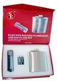 Gift Set Led Flashlight & Flask