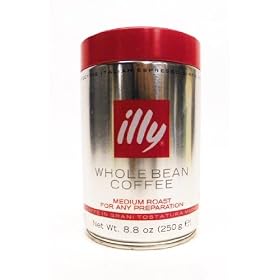 illy Medium Roast Whole Bean Coffee 8.8 Ounces