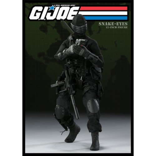 GI Joe Snake Eyes 12 inch Figure by Sideshow Toys