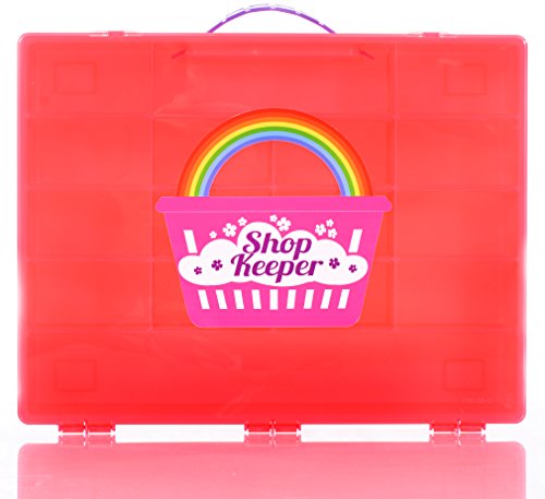 Shop Keeper Pink Storage Container and Carrying Case - Compatible with Shopkins