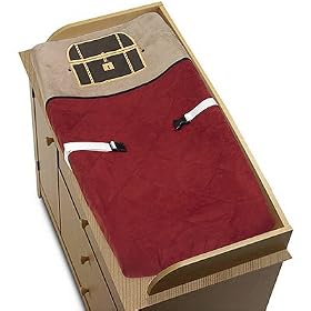 Treasure Cove Pirate Boys Changing Pad Cover