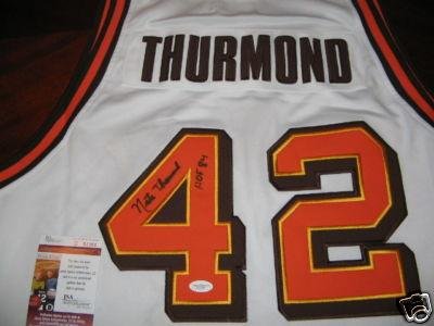 Nate Thurmond Signed Jersey - Bowling Green Jsa coa - Autographed NBA Jerseys