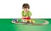 Fisher Price Year 2009 Thomas and Friends Trackmaster Motorized Railway Battery Powered Tank Engine Train Starter Playset - THOMAS' BUSY DAY with Motorized Thomas Engine, Complete Track Layout (8 Curved Track) with Flip Switch and Train Station