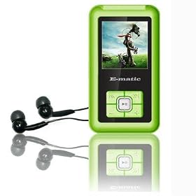 Ematic 2GB Color MP3 Video Player with 1.5-Inch Screen, FM Radio and Voice Recording Green)