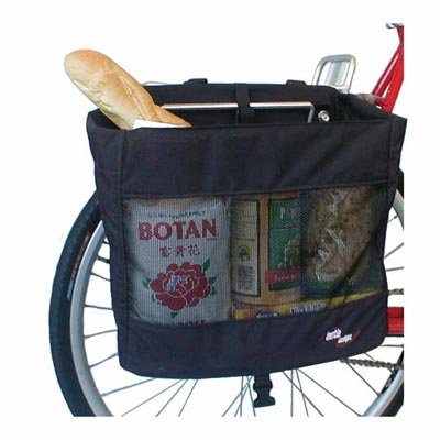 Inertia Metro Basket Pannier Bicycle Bag – Black – 12020