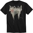 Icon Abrasion Men's Short-Sleeve Casual Shirt - Black