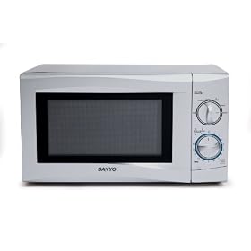Sanyo EM-S105AS 17 litre 700 watt Mechanical Solo Microwave Oven, Silver