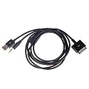 Neewer Apple Dock Connector to USB and 3.5mm Audio Cable FOR iPod (except iPod Shuffle), iPhone, iPad