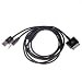 Neewer Apple Dock Connector to USB and 3.5mm Audio Cable FOR iPod (except iPod Shuffle), iPhone, iPad