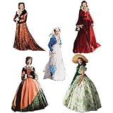Gone with the Wind Scarlett O'Hara Wardrobe Magnets Set