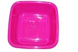 Retro Square Washing Up Bowl, Available in Orange, Green, Yellow or Pink