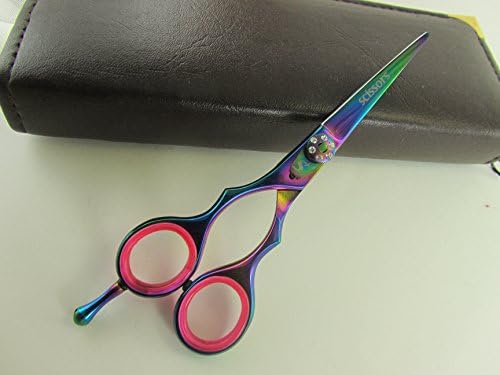 5.5"professional Hair Dressing Scissors Barber Salon Hair Cutting Shears Scissors Lefty+ Case