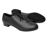 Men Latin Rhythm Salsa Signature S309 Blk Leather 1