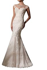 Floral Print Lace Tulle Mermaid 2015  Dress