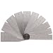 Starrett 269B Tempered Steel Taper Gauge, 0.500" - 1" Range, 0.001" Graduation, 2-3/4" Length, 10 Leaves