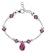 SCBR148 .925 Sterling Silver Pink Swarovski SCBR148 .925 Sterling Silver Pink Swarovski
