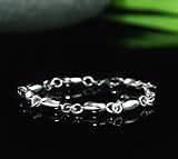 WEIGHT LINKED SOLID STAINLESS STEEL BRACELET .25 x 7