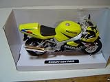 Suzuki Motorcycle GSX-R600 Yellow / Black 1:12 Scale