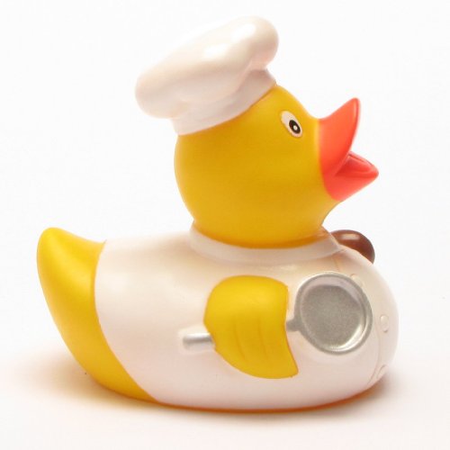 Patito de goma cocinero - BebeHogar.com