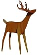 Medium Rusty Buck Sculptures