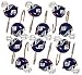 Christmas Bathroom Curtain
New York GIANTS NFL Set Bathroom Shower Curtain Hooks Rings