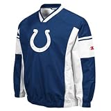 Indianapolis Colts NFL Coaches Choice Pullover Trainer Jacket - M