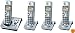 Panasonic Dect 6.0 Series 4 Handset Cordless Phone System with Answering System (KX-TG1034S)