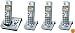 Panasonic Dect 6.0 Series 4 Handset Cordless Phone System with Answering System (KX-TG1034S)