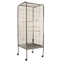 BD004 Vogelvoliere Vogelk�fig Zimmervoliere anthrazit