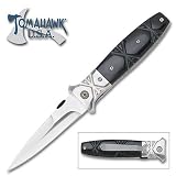 Folding Knife Cross Cut Stiletto