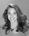 Angelina Jolie 12x16 B&W Photograph (Hair Blowing)