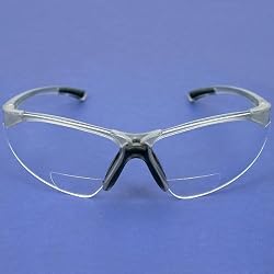 Radians Reading Bifocal Clear C2 Safety Glasses +3.0