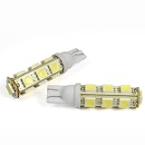 2 PCS SIDE LIGHT 194 168 W5W LED WEDGE BULB BACKUP PARKING LIGHT T10 13 SMD 5050