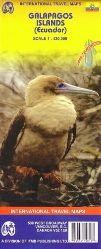 City Travel Guides Discounted  Books : Galapagos Islands Travel Map